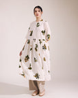 PAS DE CALAIS Summer Botanical Print Dress