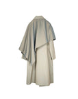 THE KEIJI Collarless Long Coat And Cape Set