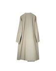 THE KEIJI Collarless Long Coat And Cape Set