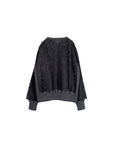 THE KEIJI Lace Layered Sweatshirt