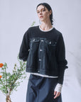 THE KEIJI Hybrid Denim Sweatshirt