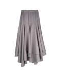 THE KEIJI Asymmetric Tiered Ruffle Skirt