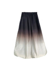 THE KEIJI Gradient Cable Print Balloon Skirt