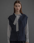 Cotton Poly Fringe Vest