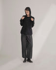 IJIIT Wool Feel Pleated Pants
