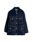 IJIIT Flocked Denim Jacket