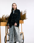 IJIIT Flocked Denim Jacket