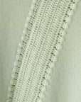 Handmade Crochet Deco Cotton Mix Twin Set Knit Top