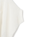 Floral Motif Linen Mix Knit Top