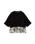 Vintage Floral Print Twin Set Top