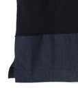 Denim Mix Cs Fringe Pocket Unisex Top