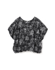 Vintage Floral Print Bubble Top