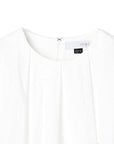Big Pleated Jacquard Front Top