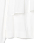Big Pleated Jacquard Front Top