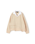 Bowling Collar ASY Hem Cut & Sewn Top
