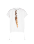Kintsugi Drawstring Side Crop Tee