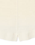 Jacq Fafa N Striped Split Back Linen Mix Knit Top