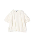 Border Fringe Bubble Sleeve Top