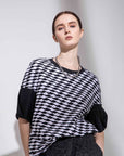 Twisted Border Motif Top