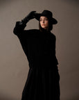 Impression Pearl Velvet Yarn Knit Top