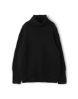 Wool Turtle Neck Chunky Knit Top