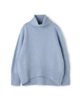 Wool Turtle Neck Chunky Knit Top