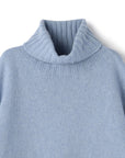 Wool Turtle Neck Chunky Knit Top