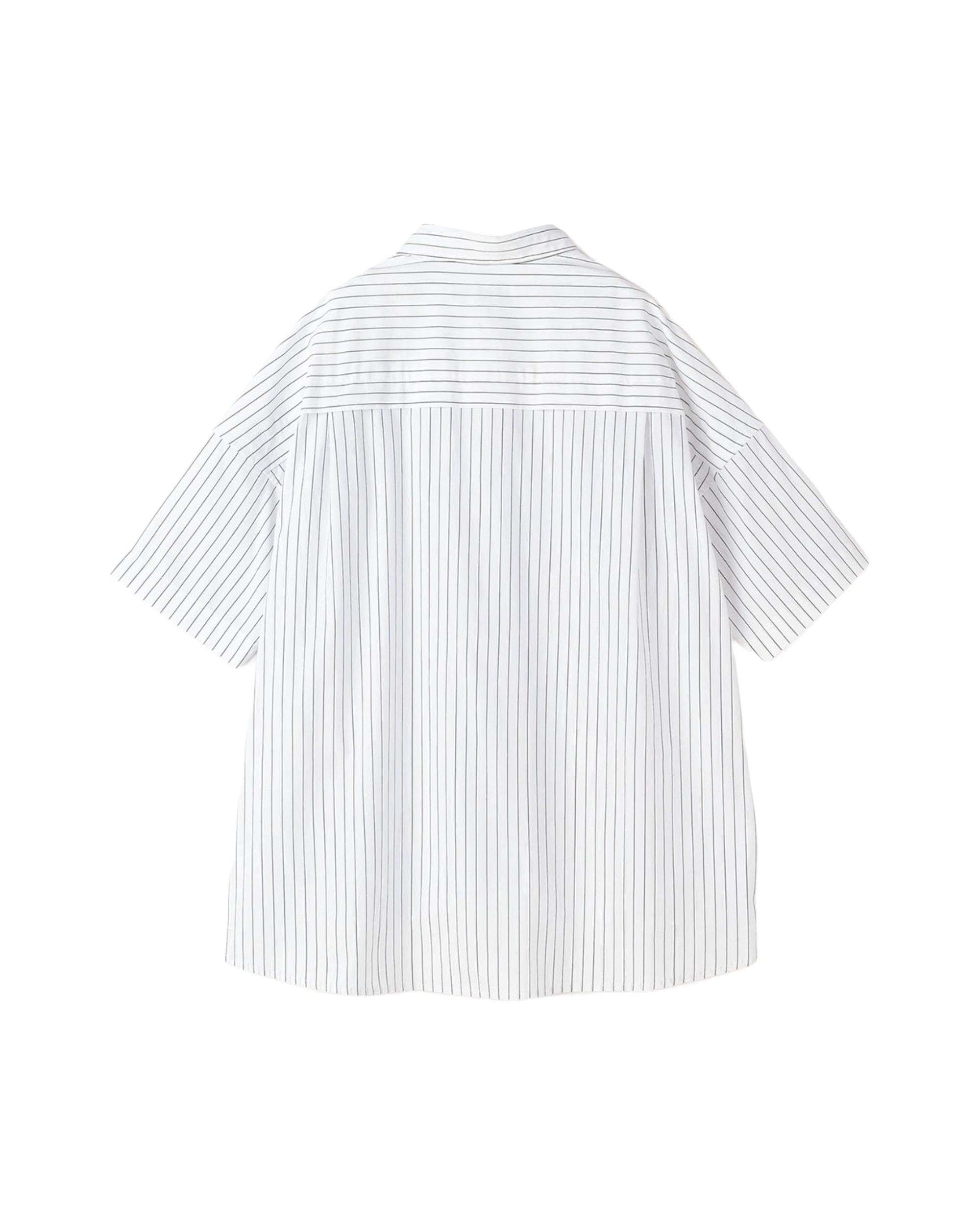 Zigzag Folded Pocket Stp Blouse