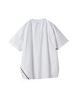 Contrast Stitch Emb Blouse