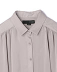 Poly Crop Sleeve Blouse