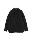 Ribbon Texture Cotton Blouse