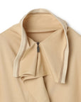 Ruffle Opening Cargo Pocket Cap Sleeve Cardigan