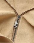 Ruffle Opening Cargo Pocket Cap Sleeve Cardigan