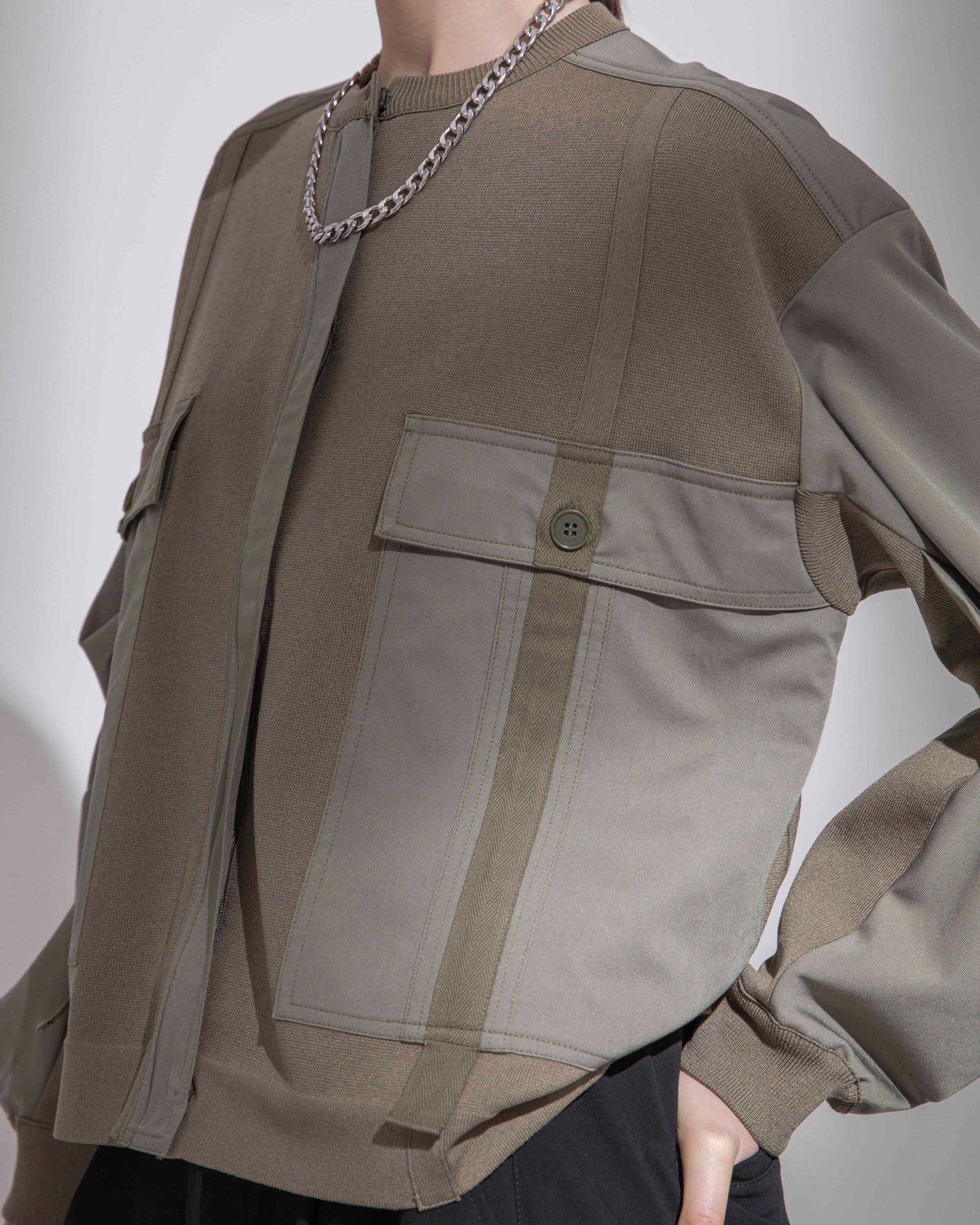 Tape Deco Big Pocket Jacket