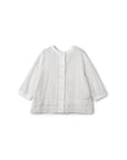 Reversible Cutwork Lace Drawstring Hem Top