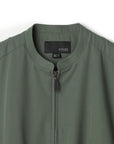 Bubble Hem Zip Up Gilet