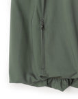 Bubble Hem Zip Up Gilet