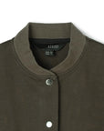 Button Up Stadium Jumper Jacket