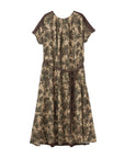 Reversible Vintage Floral Print Dress