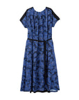 Reversible Vintage Floral Print Dress