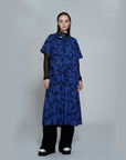Reversible Vintage Floral Print Dress