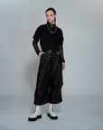 Rayon Poly Denim Like Baggy Pants