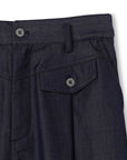 Rayon Poly Denim Like Baggy Pants