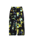 Abstract Floral And Geometric Print Baggy Pant