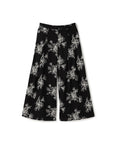 Floral Emb Linen Mix Culotte