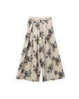 Floral Emb Linen Mix Culotte