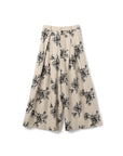 Floral Emb Linen Mix Culotte