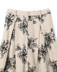 Floral Emb Linen Mix Culotte