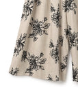 Floral Emb Linen Mix Culotte