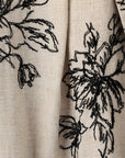 Floral Emb Linen Mix Culotte